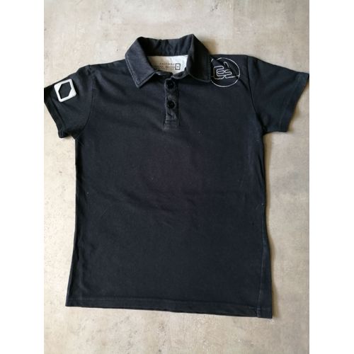 Polo Manches Courtes Noir Taille 14 Ans East Pole