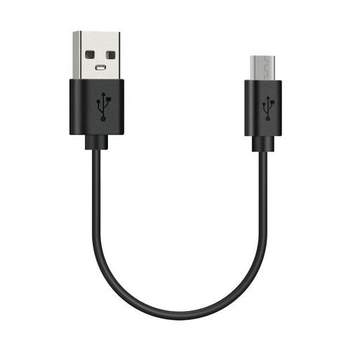 QuickFit Câble charge compatible avec Jäbra Sport Pulse, Sport Coach, Elite 65e, Elite 25e, Halo Fusion, Halo Smart/USB-A vers Micro-USB Cordon de charge pour écouteurs de sport (Noir 0,3 m)