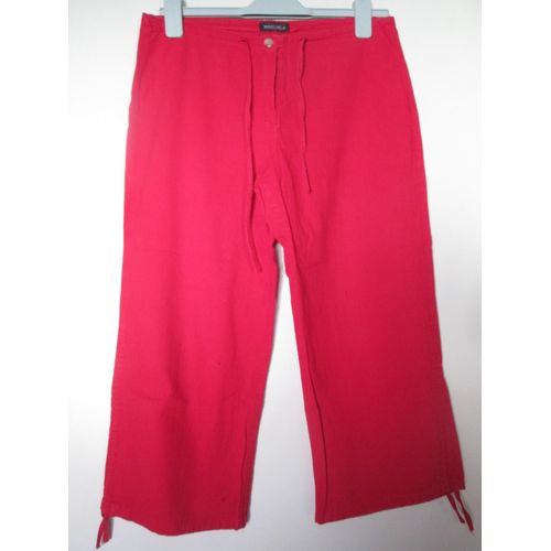 Pantacourt "Wakonda' Toile Rouge T 42/44