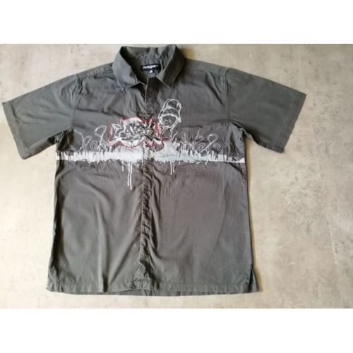 Chemise Overgame Grise Taille 12 Ans Manches Courtes