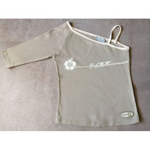 Top Manches Asymétriques Kaki Cdf Taille 12 Ans
