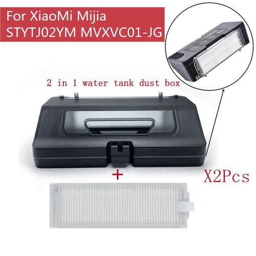 Réservoir D'Eau 2 En 1 Pour Xiaomi Mijia Stytj02Ym, 2 Générations, Accessoires De Boîte À Poussière, Filtre Hepa, Pièces Pour Aspirateur Robot, Mvxvc0 9109-May16727