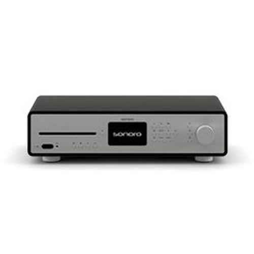 Amplificateur hi-fi Sonoro Maestro Quantum Noir facade Argent