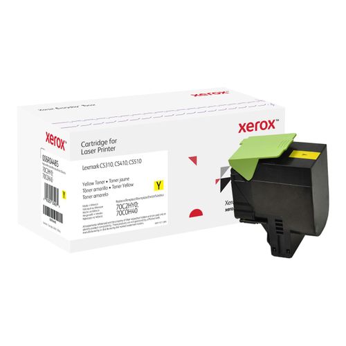Everyday Toner Jaune Compatible Avec Lexmark 70c2hy0 70c0h40, Grande