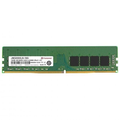 Transcend Jm3200hlb-16g Module De Mémoire 16 Go 2 X 8 Go Ddr4 3200 Mh