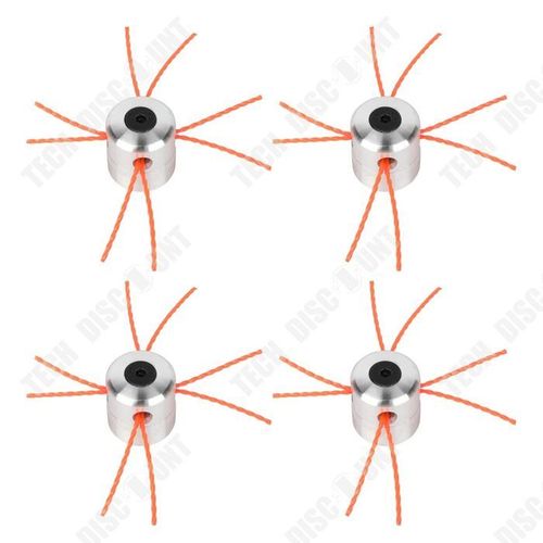 Td Lot De 4 Têtes De Débroussaillage Epaisseur Du Câble 2.4mm 2.6mm 3mm Tête De Ciseaux Universelle Tête De Coupe Du Fil D'aluminium