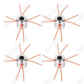 Td Lot De 4 Têtes De Débroussaillage Epaisseur Du Câble 2.4mm 2.6mm 3mm Tête De Ciseaux Universelle Tête De Coupe Du Fil D'aluminium