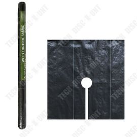 Couvre-Mauvaises Herbes 3x10M Polypropylène Noir Membrane anti-mauvaises herbes Tapis anti-mauvaises herbes Filet jardinage Mulc