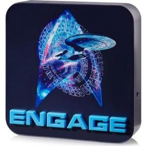 Star Trek - Lampe De Bureau / Applique Murale 3d Starfleet Logo