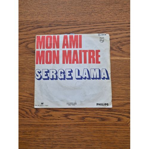 Serge Lama Mon Ami Mon Maitre