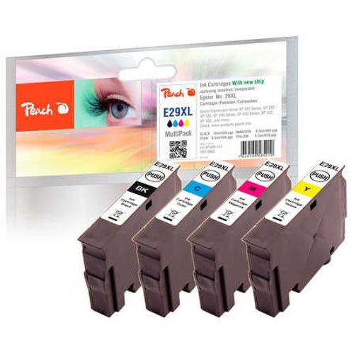 Peach 0f319663 Cartouche D'encre 4 Pièce(s) Noir, Cyan, Magenta, Jaun