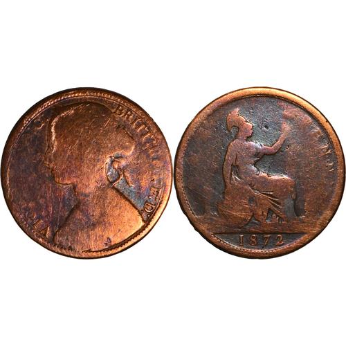 Uk - 1872 - One Penny - Victoria - 19-177