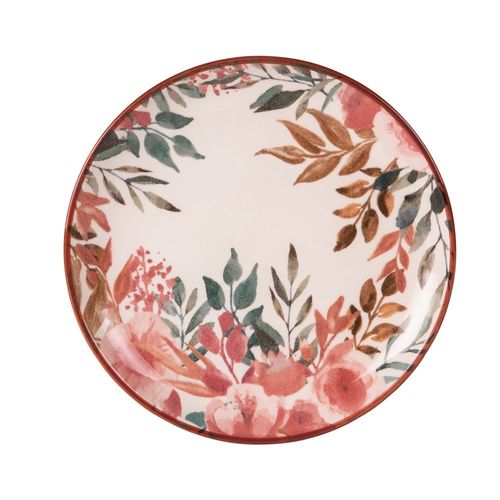 Assiette À Dessert Pink Flor 21 Cm (Lot De 6)