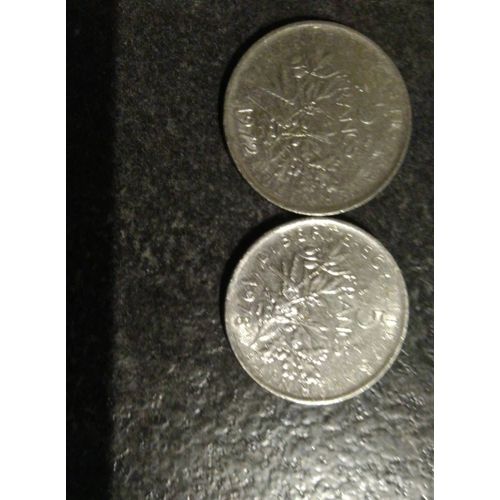 2 Pièces De 5 Francs 1972 Et 1978