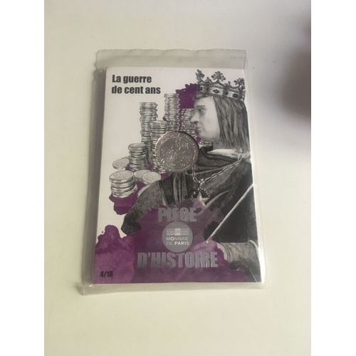 10 Euro Argent Piece D’Histoire (La Guerre De Cent Ans)
