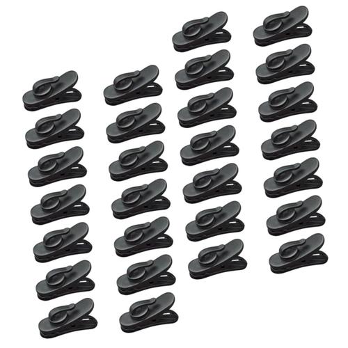 200 Pièces Clip De Câble Pour Casque Clip De Vêtements De Fil D'écouteur Clip De Cordon Clips De Fixation Pour Écouteurs Jeux Boules Quies Clip De Montage Plastique Faire Tourner