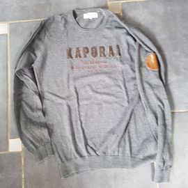 Pull Gris Col Rond Kaporal Xl