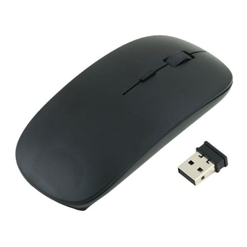 Souris Ultra Plate pour PC COMPAQ Sans Fil USB Universelle Capteur Optique 3 Boutons Couleurs - NOIR