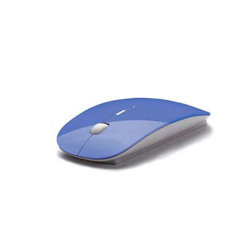 Souris Ultra Plate pour PC COMPAQ Sans Fil USB Universelle Capteur Optique 3 Boutons Couleurs - BLEU