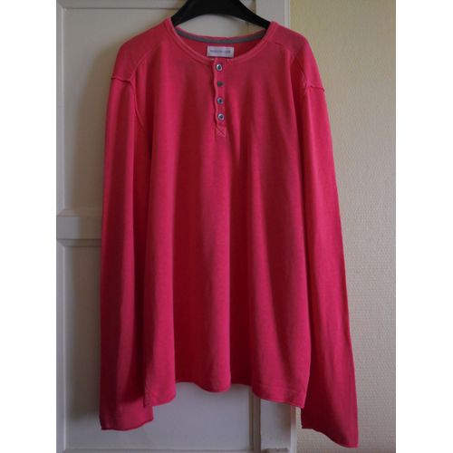 Pull Harris Wilson Lin Et Cotton Corail Neuf
