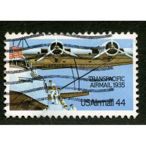 Timbre Oblitéré Usairmail , Transpacific Airmail 1935, 44