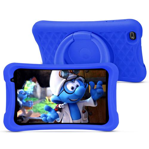 7 inch Kids Tablet | Quad Core Android OS, 32 GB ROM | WiFi, Bluetooth, Dual Camera | Educational, Games, Parental Control, Kids Software Pre-Installed with Kids-Tablet Case