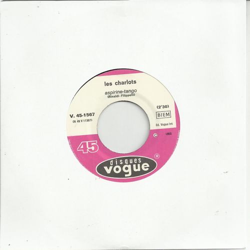 Aspirine-Tango (Rinaldi - Filippelli) 2'30 / Gustin Oh ! Gustine (Rinaldi - Filippelli) 2'05