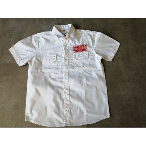 Chemise Blanche Manches Courtes Maui Taille 14 Ans