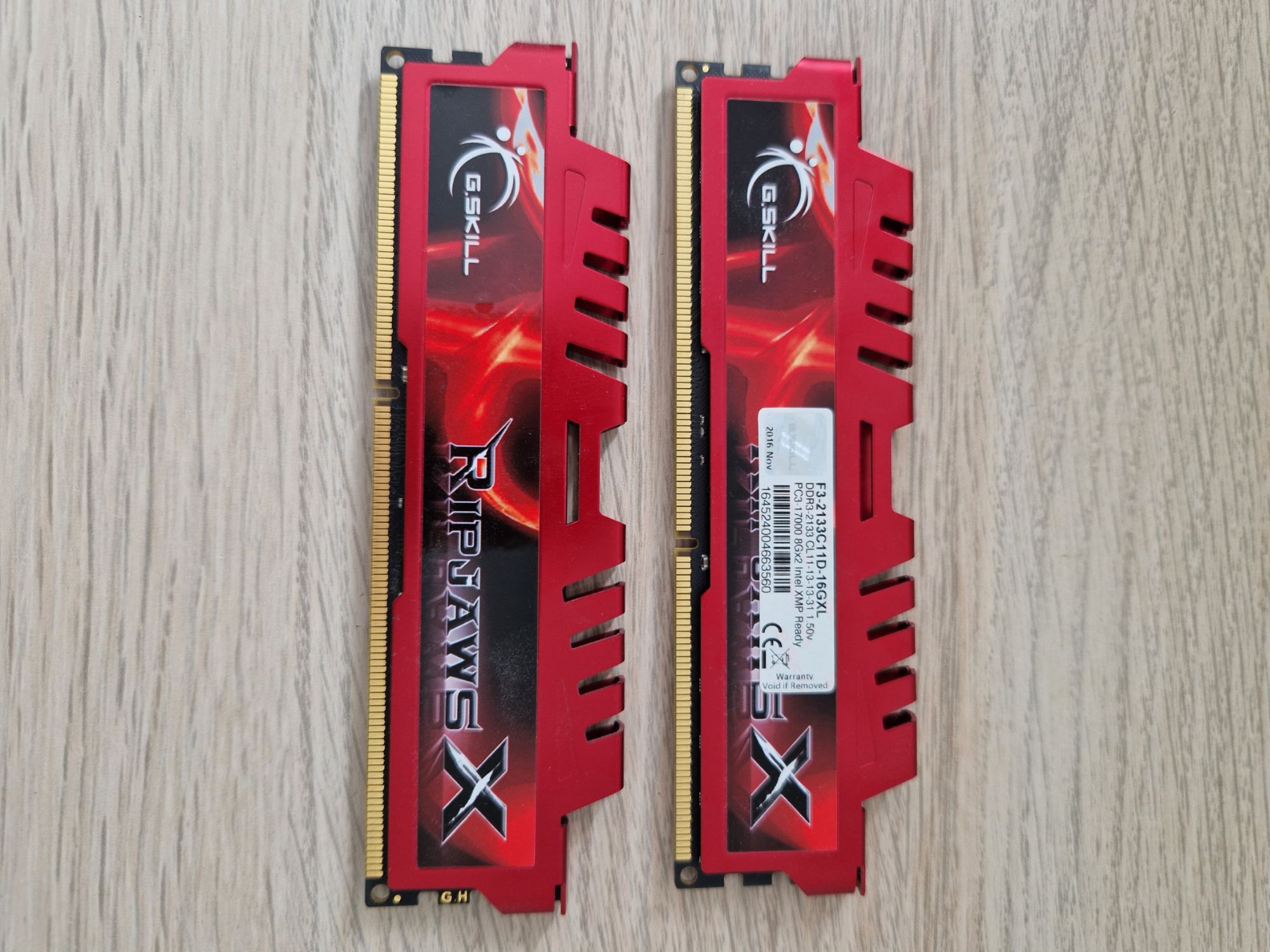 RAM DDR3 16GB(8GBx2) 2133MHz