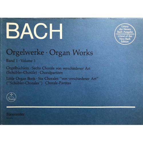 J.S.Bach Orgelwerke Vol 1 Orgelbuchlein Sechs Chorale Von Verschiedener Art Choral Partiten