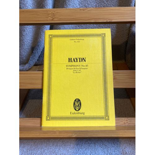 Haydn Symphonie N°85 La Reine Partition Orchestre Eulenburg N°432