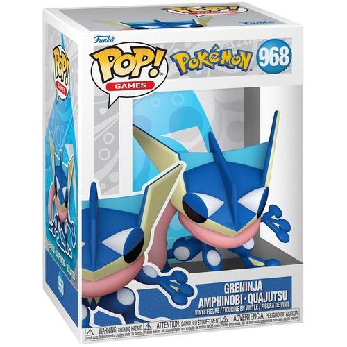 Figurine Funko Pop - Pokémon N°968 - Greninja - Amphinobi - Quajutsu (Emea) (70927)