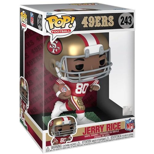 Figurine Funko Pop - Nfl N°243 - Jerry Rice - 25 Cm (79585)