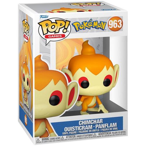 Figurine Funko Pop - Pokémon N°963 - Chimchar - Ouisticram - Panflam (Emea) (70925)