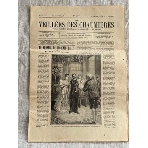 Les Veillées Des Chaumières. 11 Août 1897. No 1177 . Journal, Illustré Paraissant Le Mercredi Et Le Samedi.