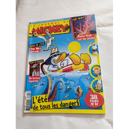 Le Journal De Mickey 3292 Avec La Fiche Star Wars Épisode 2 Et Les 4 Cartes A Détacher