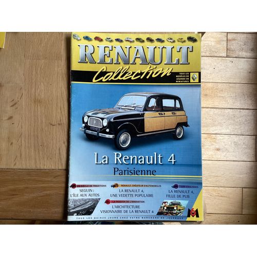 Fascicule, Collection Renault. La Renault 4 Parisienne. Édition M6.