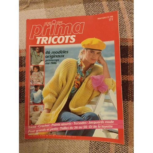 Magazine Tricot Prima Printemps Été 1986