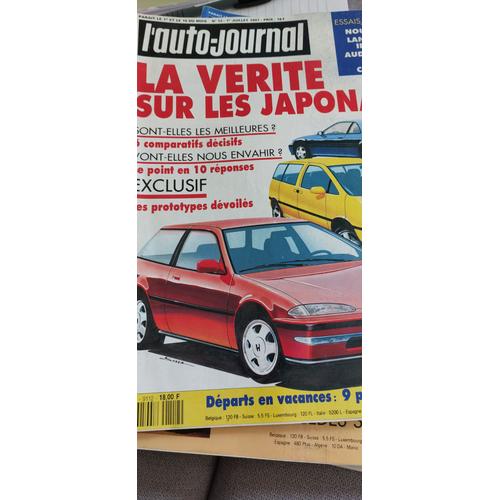 L'auto Journal N°12 1er Et Le 15 Du Mois Juillet 1991