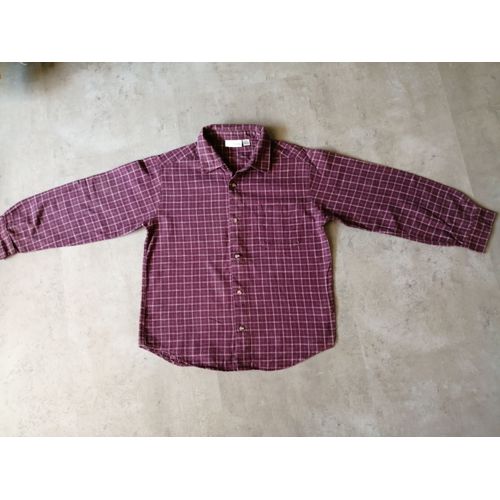 Chemise 10 Ans Bordeau Kiabi