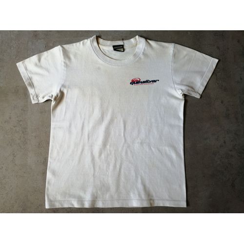 T-Shirt Quiksilver Blanc Taille 10 Ans