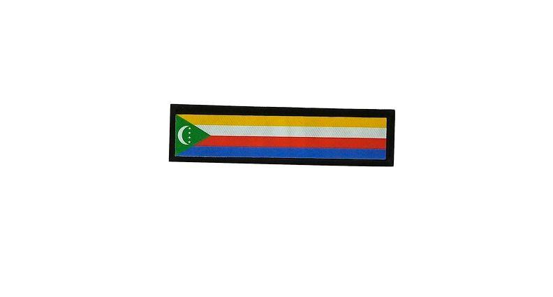 Patch ecusson imprime badge drapeau comores comorien