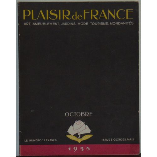 Plaisir De France Octobre 1935