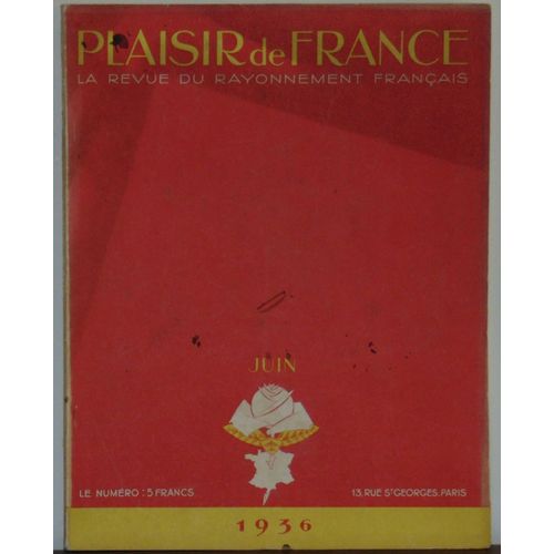 Plaisir De France Juin 1936