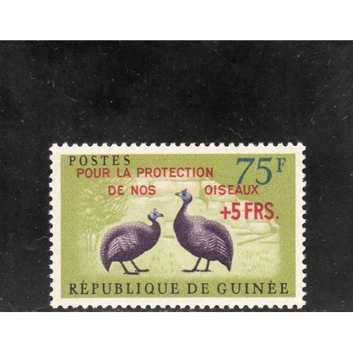 Timbre-Poste De La République De Guinée (Protection Des Oiseaux)