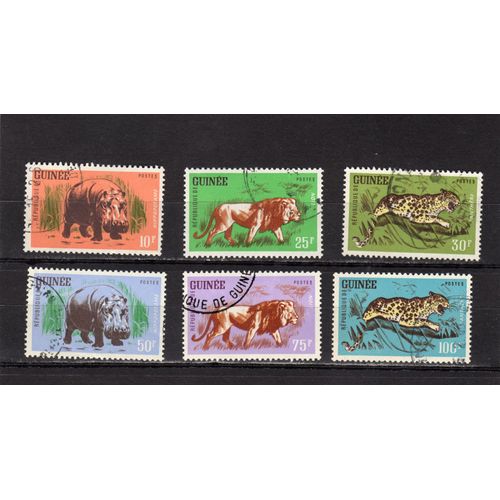Timbres-Poste De La République De Guinée (Animaux)