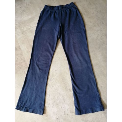 Pantalon Bleu Marine Coton Taille 12 Ans