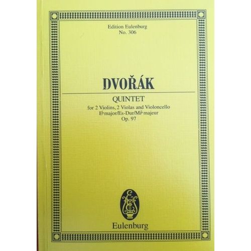 Quintette À Cordes Op. 97 D'antonin Dvorak