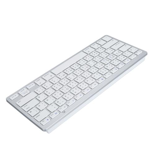 Clavier Bluetooth bilingue Super mince, interrupteur à ciseaux, sans fil, pour PC, ordinateur portable, tablette, chinois traditionnel