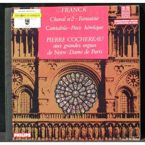 César Franck Pierre Cochereau Notre-Dame De Paris 835 780 Lp Nm Cv Ex+